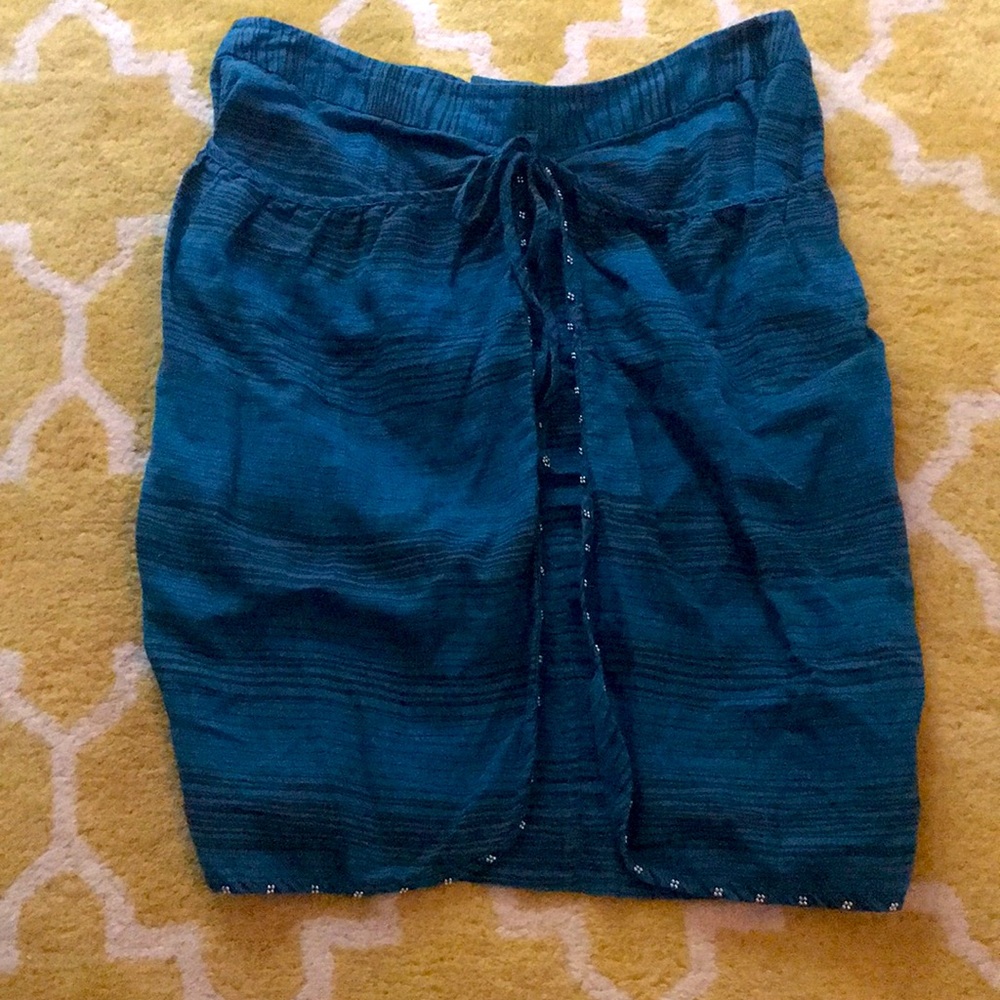 Teal Skirt from Anthropologie